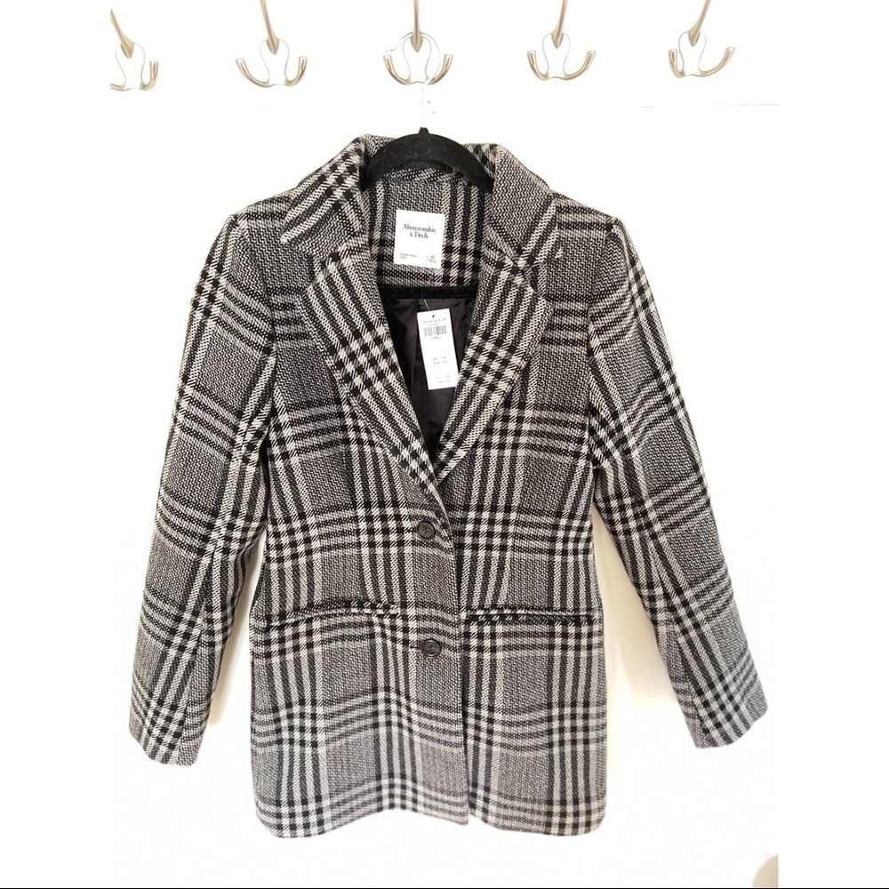 A&F Wool-blend blazer coat